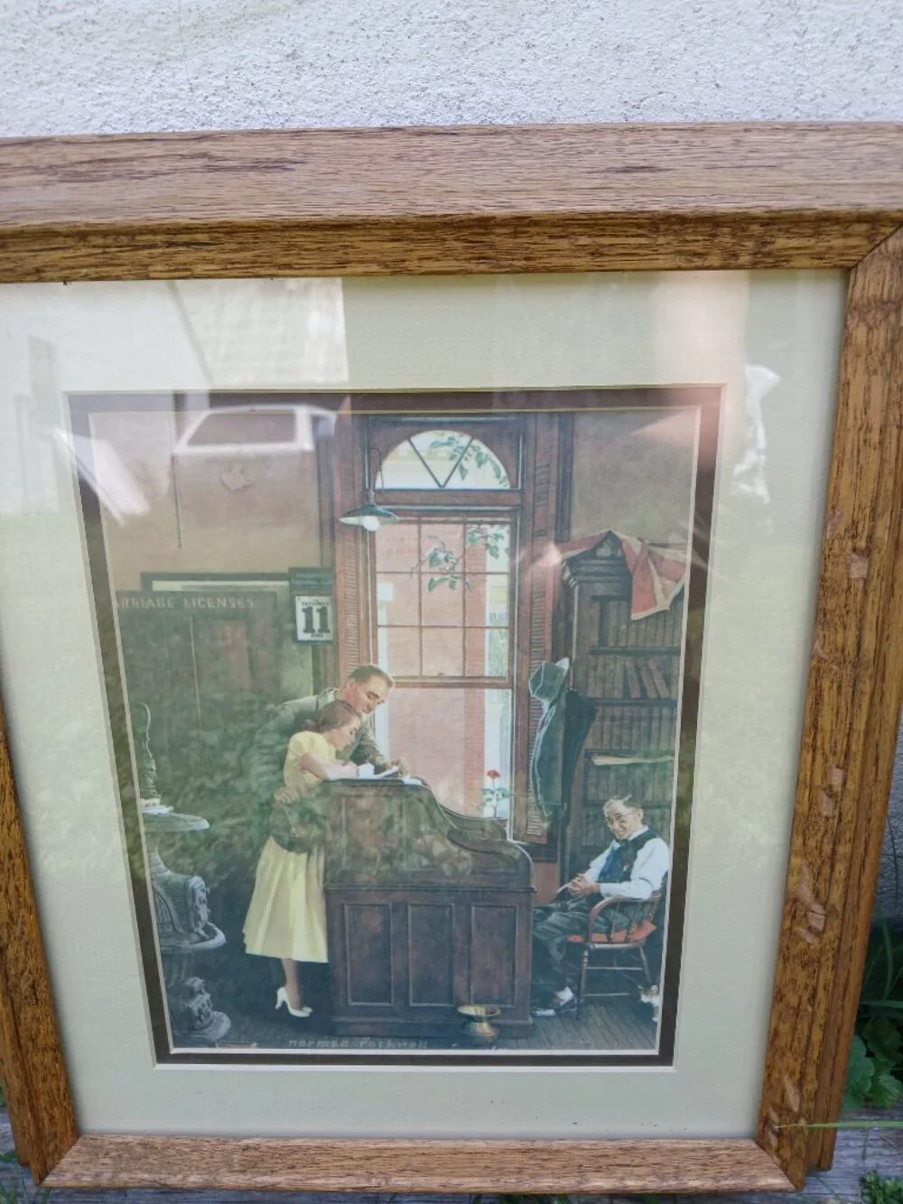 2 Norman Rockwell Framed Prints